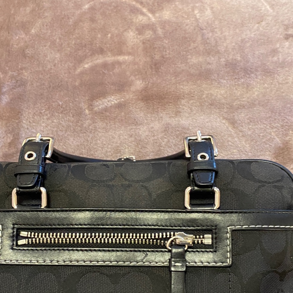 Coach Black Satchel - Picture 6 of 13